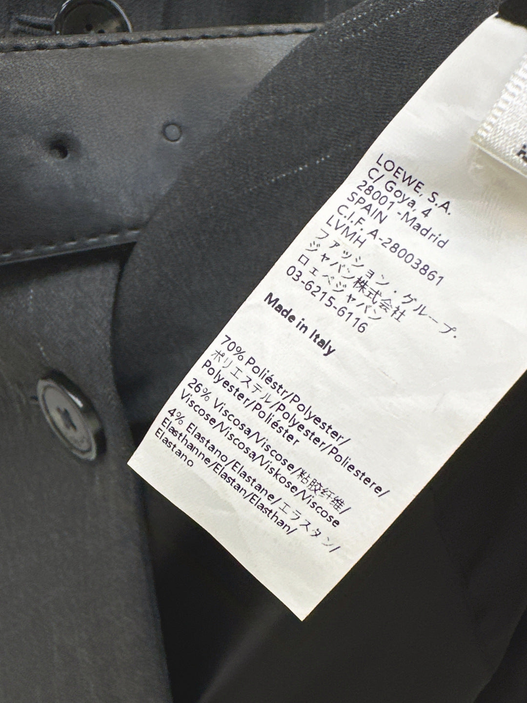 Loe New belted jacket