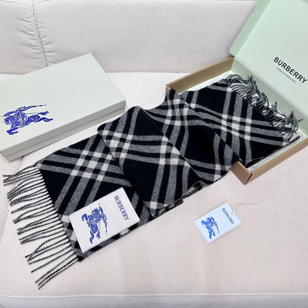Bur classic cashmere scarf