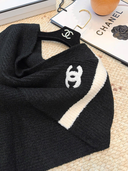 Chan classic woven wool scarf