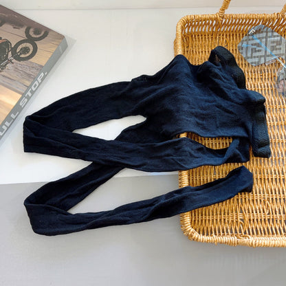 Guc popular big G letter fishnet stockings