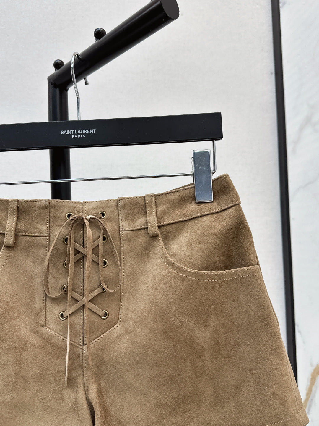 Saint New suede short