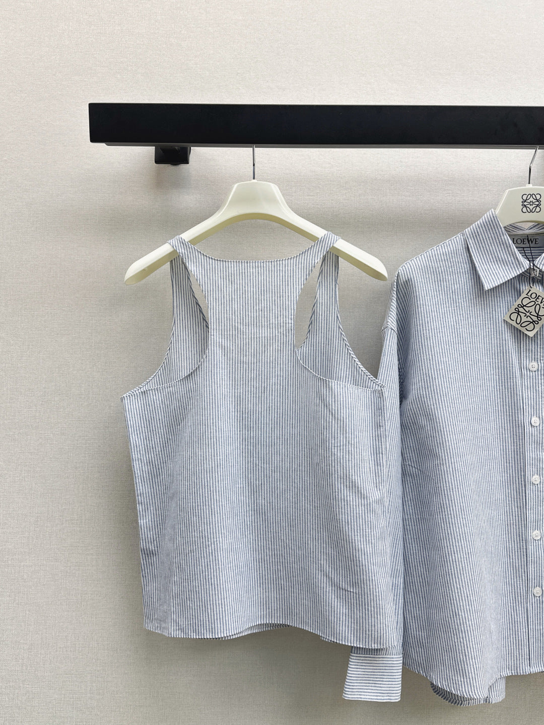 Loe New Striped vest + shirt