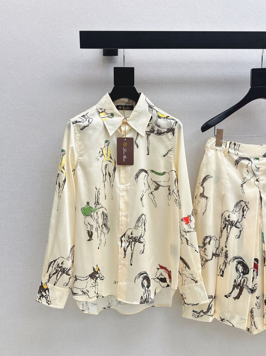 Loro New patterned shirt