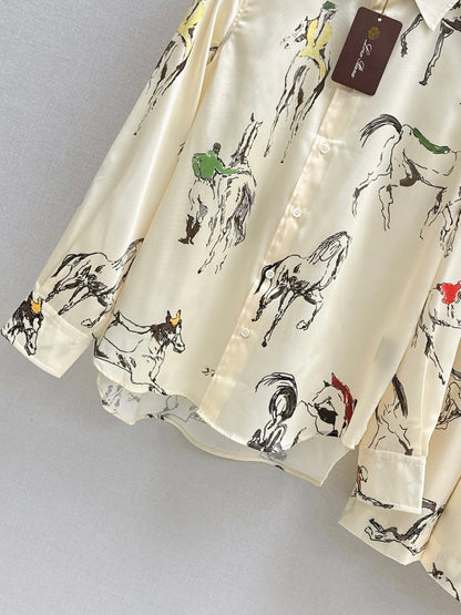Loro New patterned shirt