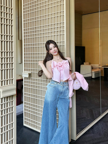 Chan New Bow suspenders