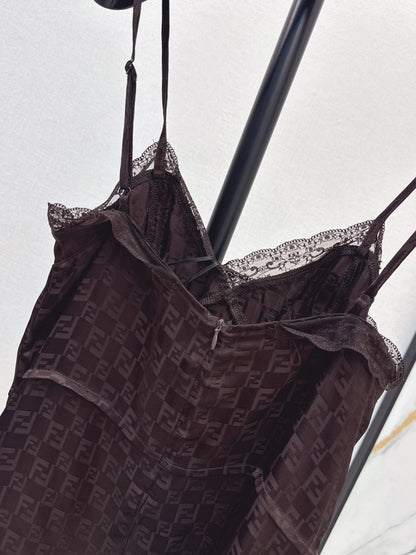 Fend New Lace suspenders