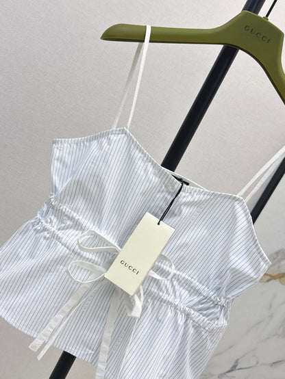 Guc New Striped suspenders