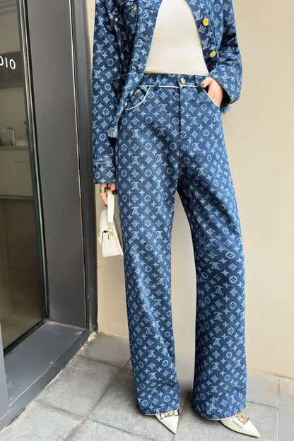 Louis New jacquard jeans