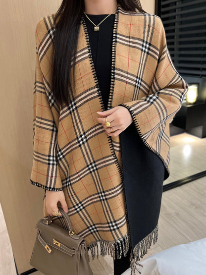 Bur New wool scarf cloak