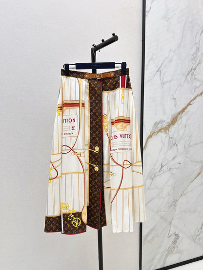 Louis New Color block skirt