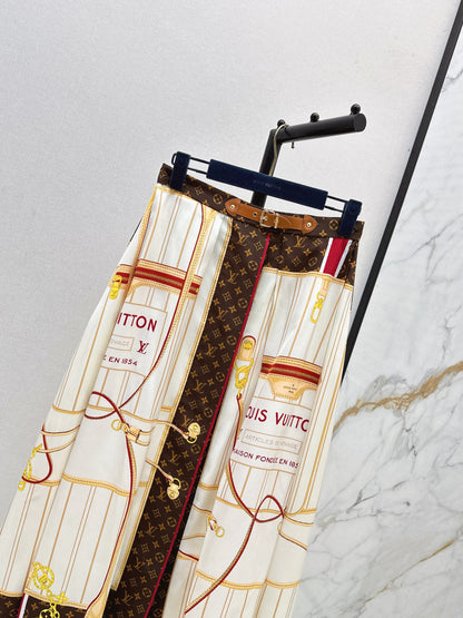 Louis New Color block skirt