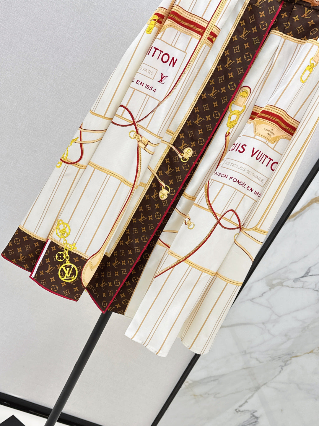 Louis New Color block skirt