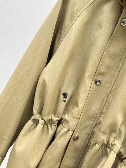 CD New waisted trench coat