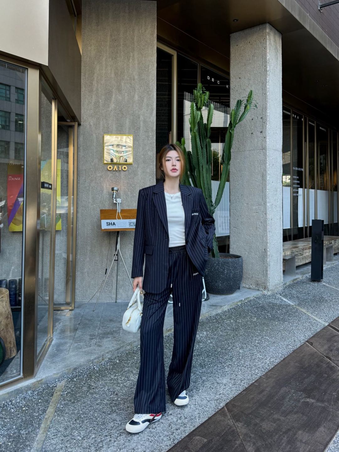 Miu New  striped suit