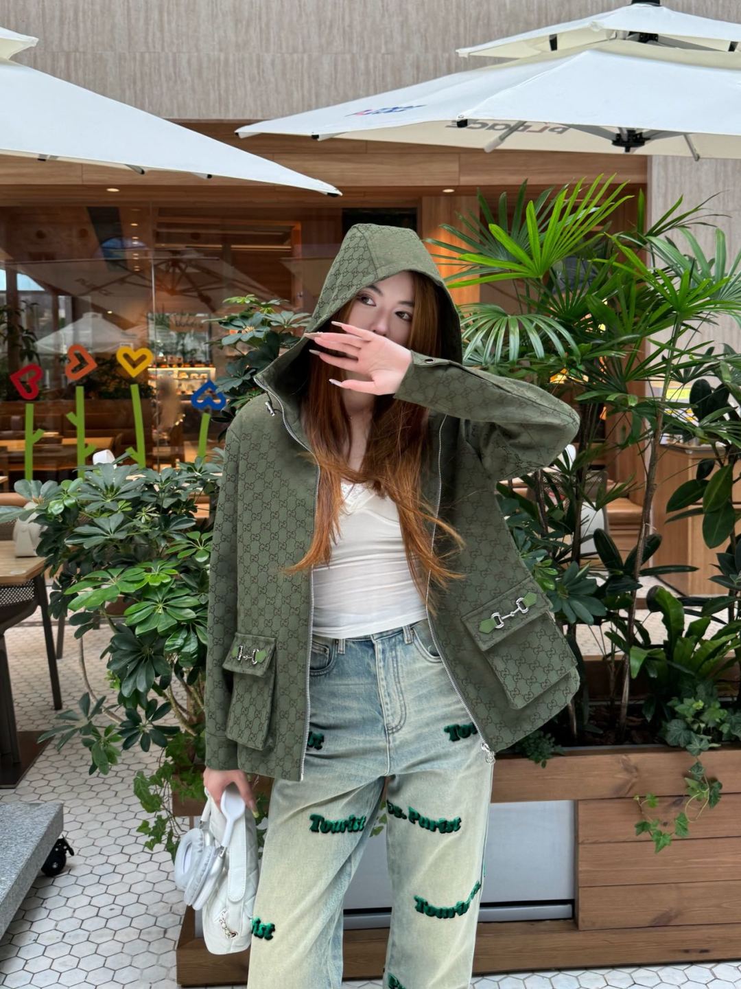 Guc New hooded jacket