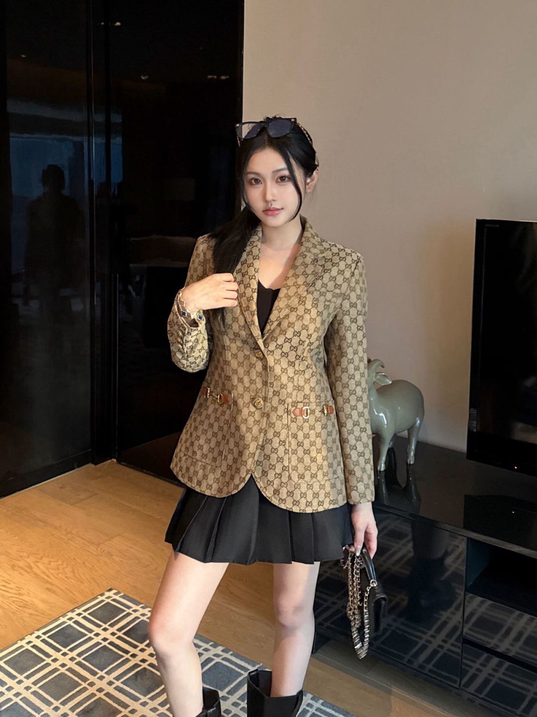 Guc New jacquard blazer