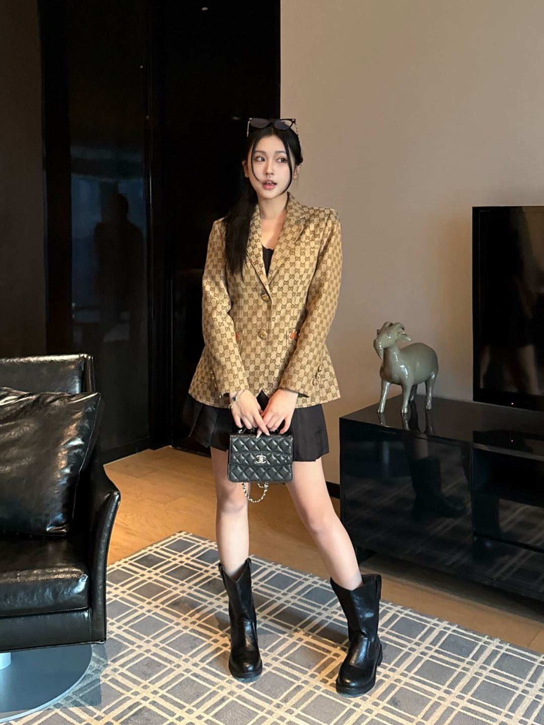 Guc New jacquard blazer