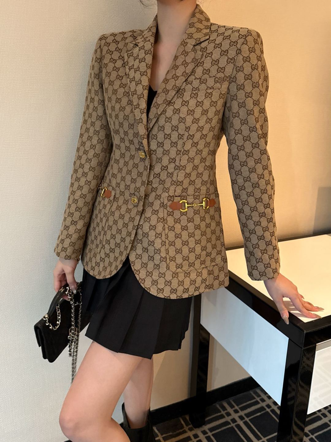 Guc New jacquard blazer