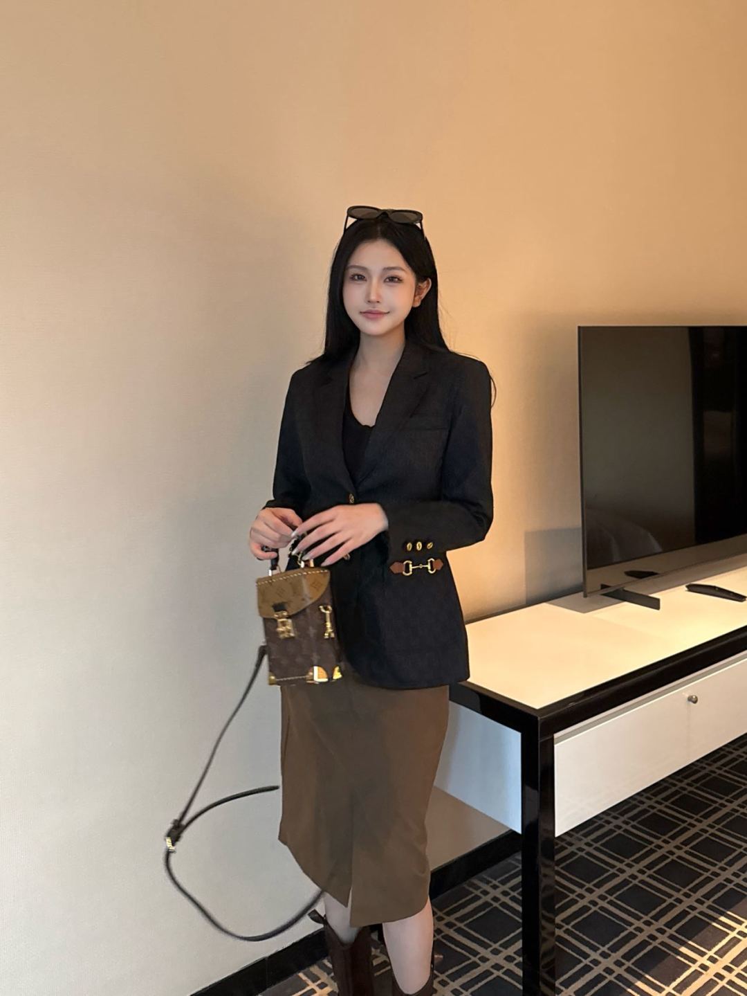 Guc New jacquard blazer