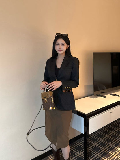 Guc New jacquard blazer