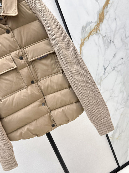 Brune New lapel down jacket