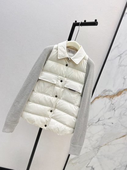 Brune New lapel down jacket