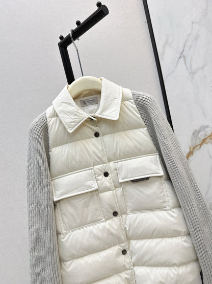 Brune New lapel down jacket