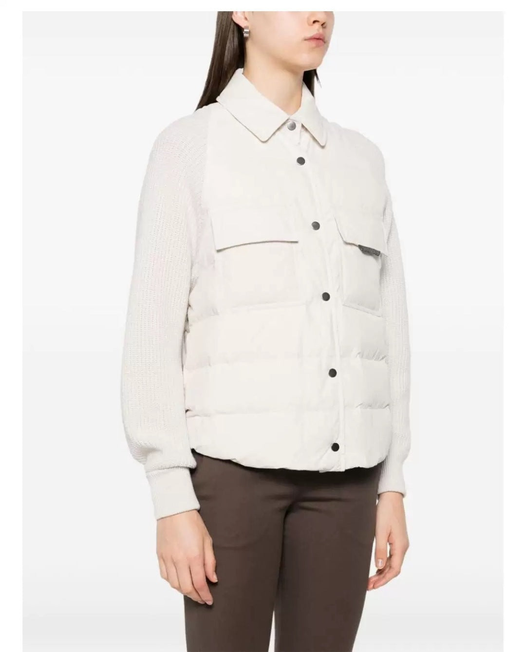 Brune New lapel down jacket