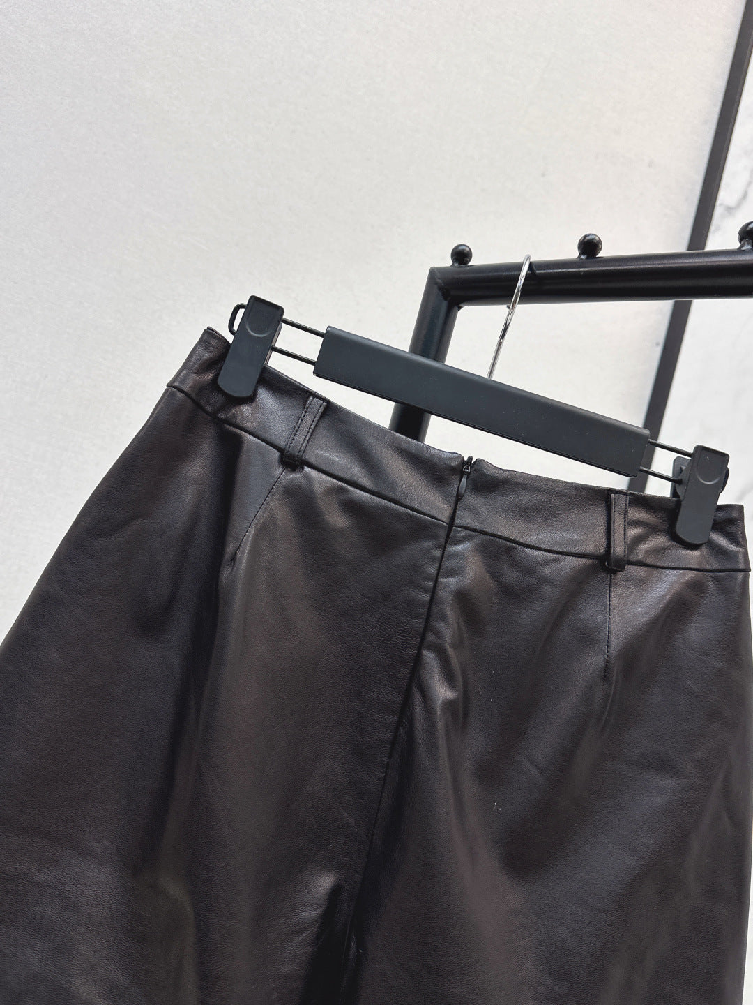 Pra NEW lambskin leather skirt