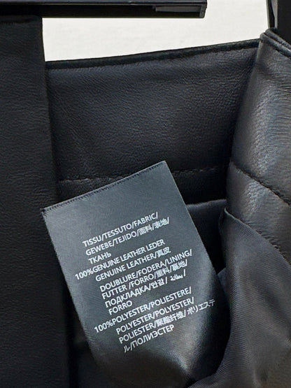 CD NEW lambskin leather skirt