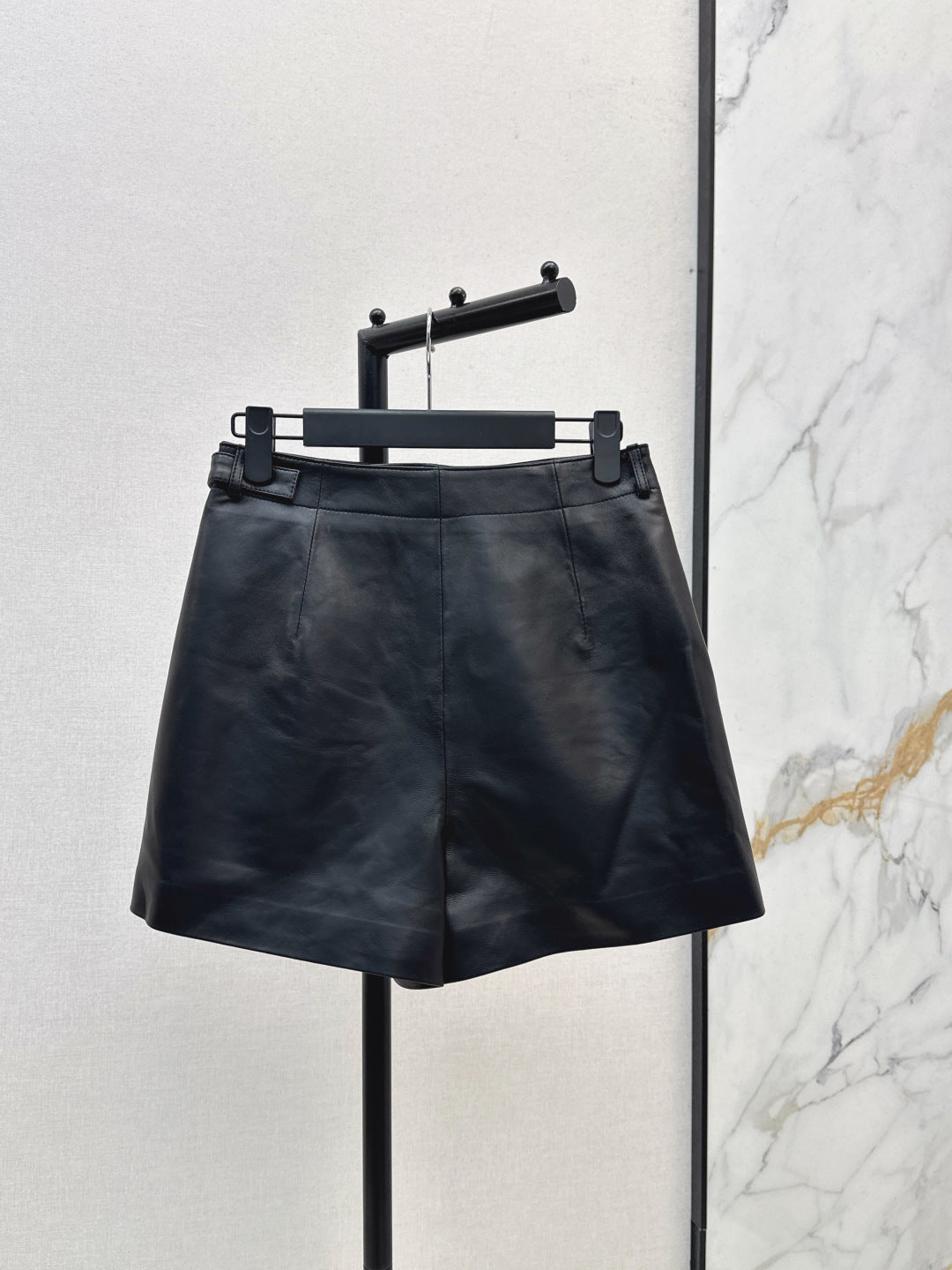 CD NEW lambskin leather skirt