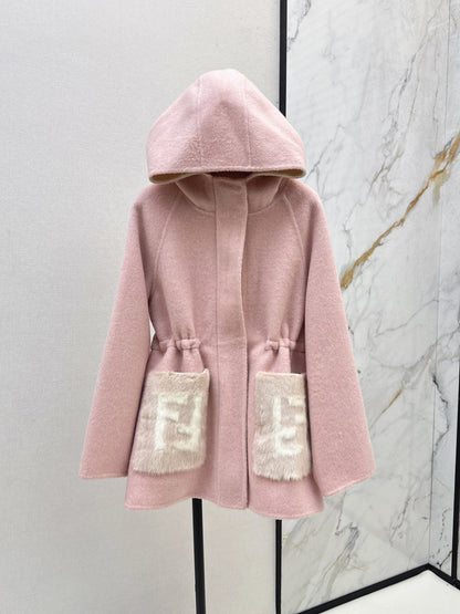 Fend NEW hooded coat