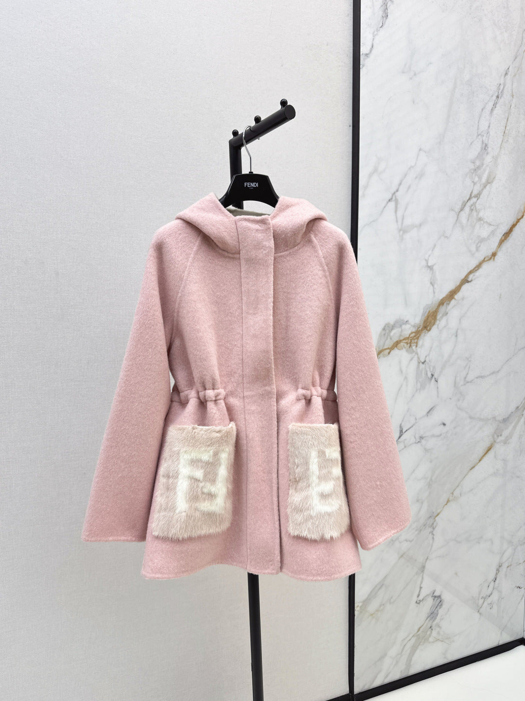 Fend NEW hooded coat
