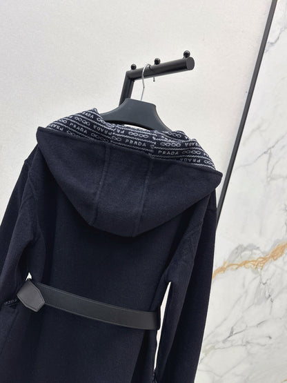 Pra NEW Hooded wool coat