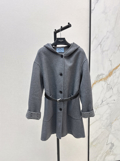 Pra NEW Hooded wool coat