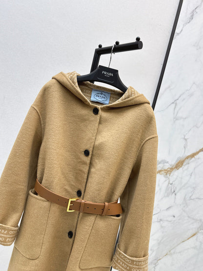 Pra NEW Hooded wool coat