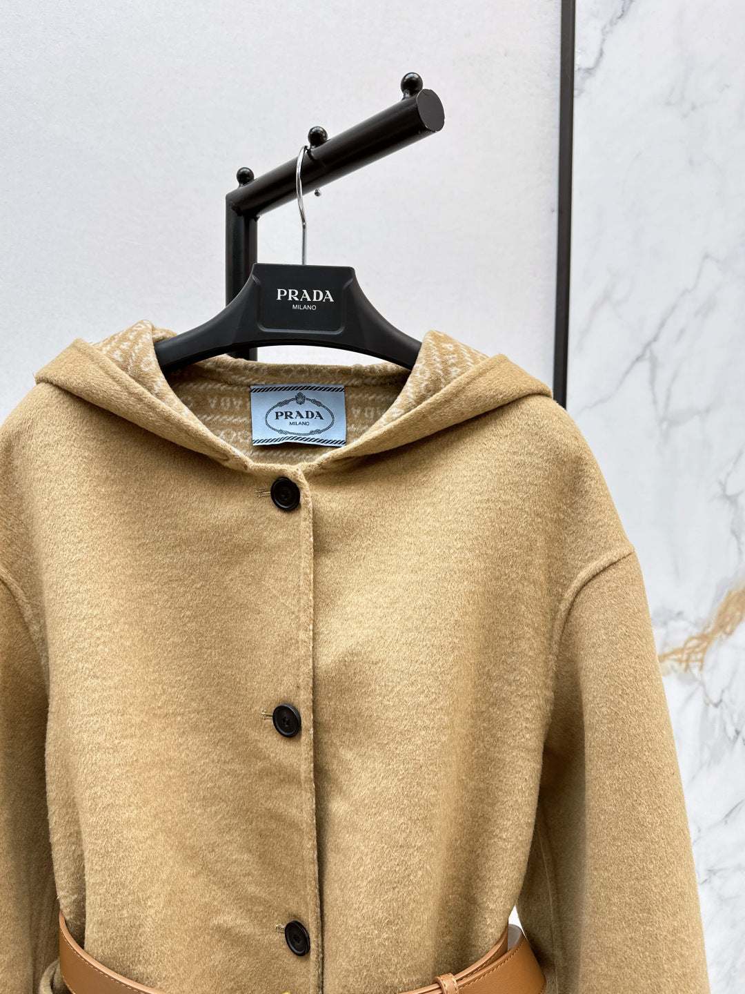 Pra NEW Hooded wool coat