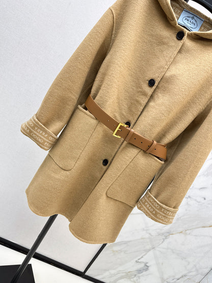 Pra NEW Hooded wool coat