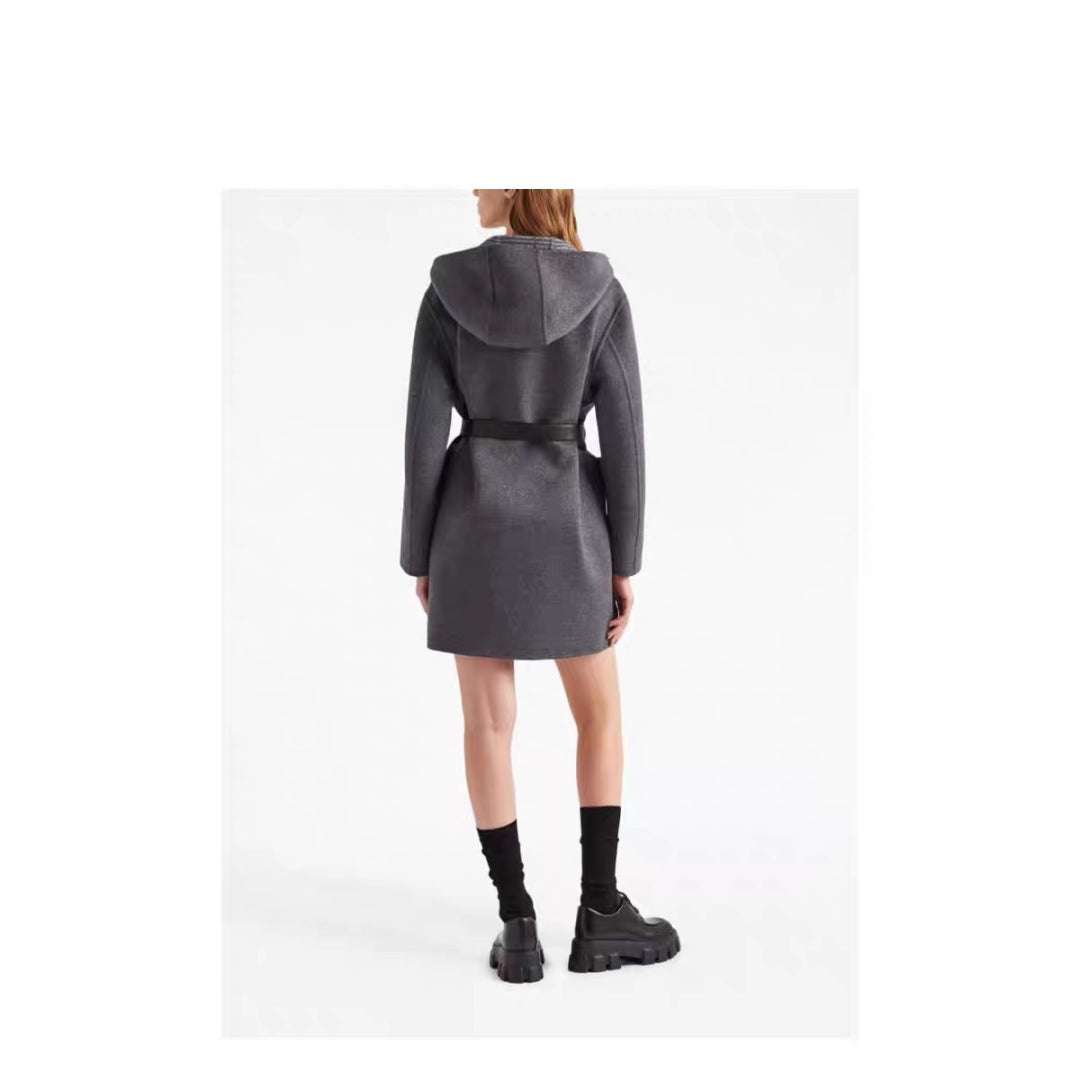 Pra NEW Hooded wool coat