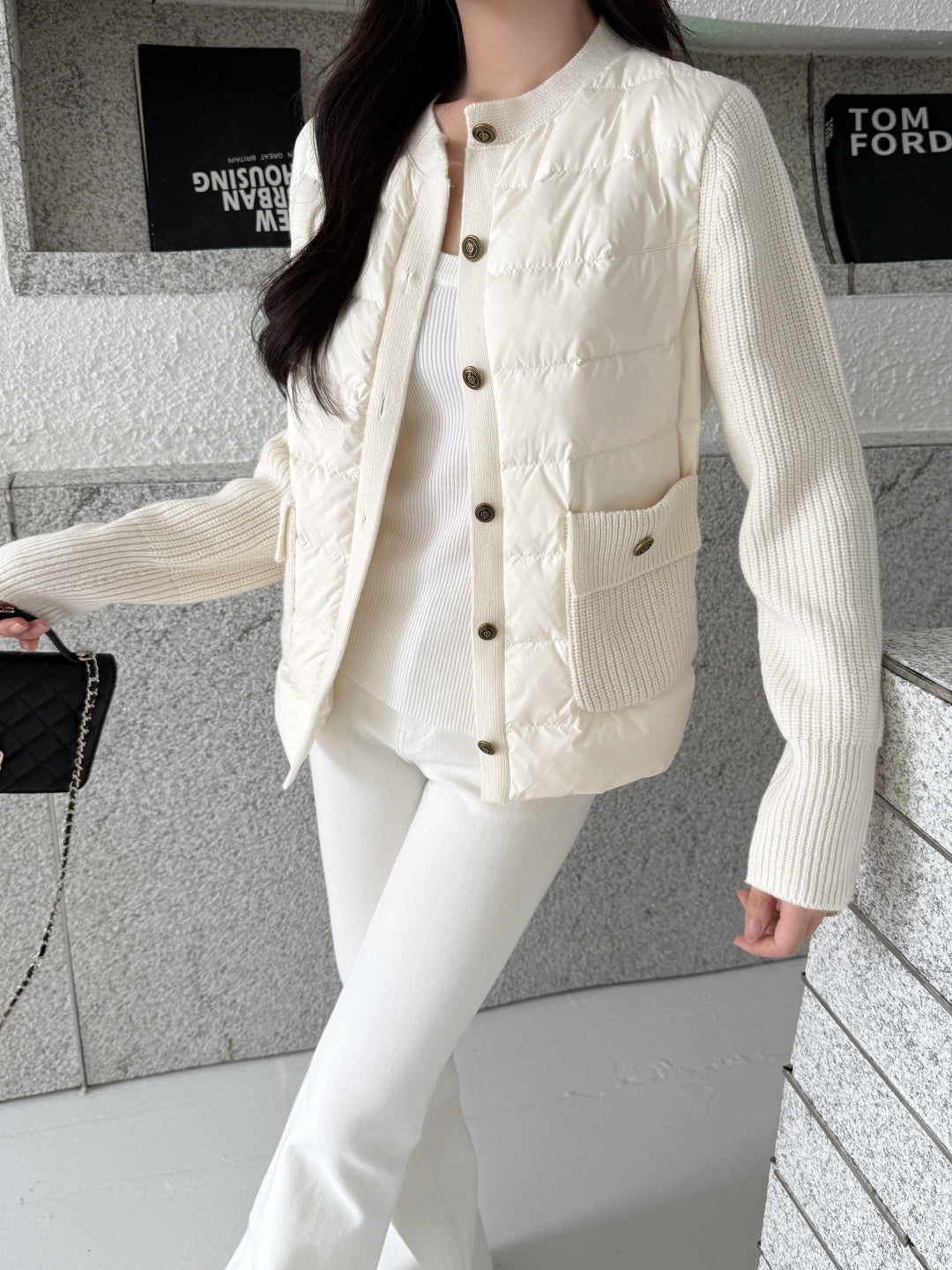 Loro NEW crew neck down jacket