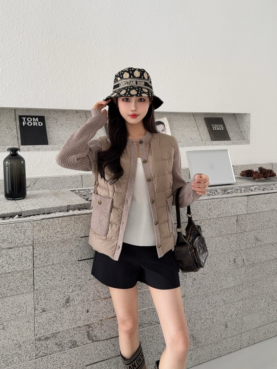 Loro NEW crew neck down jacket