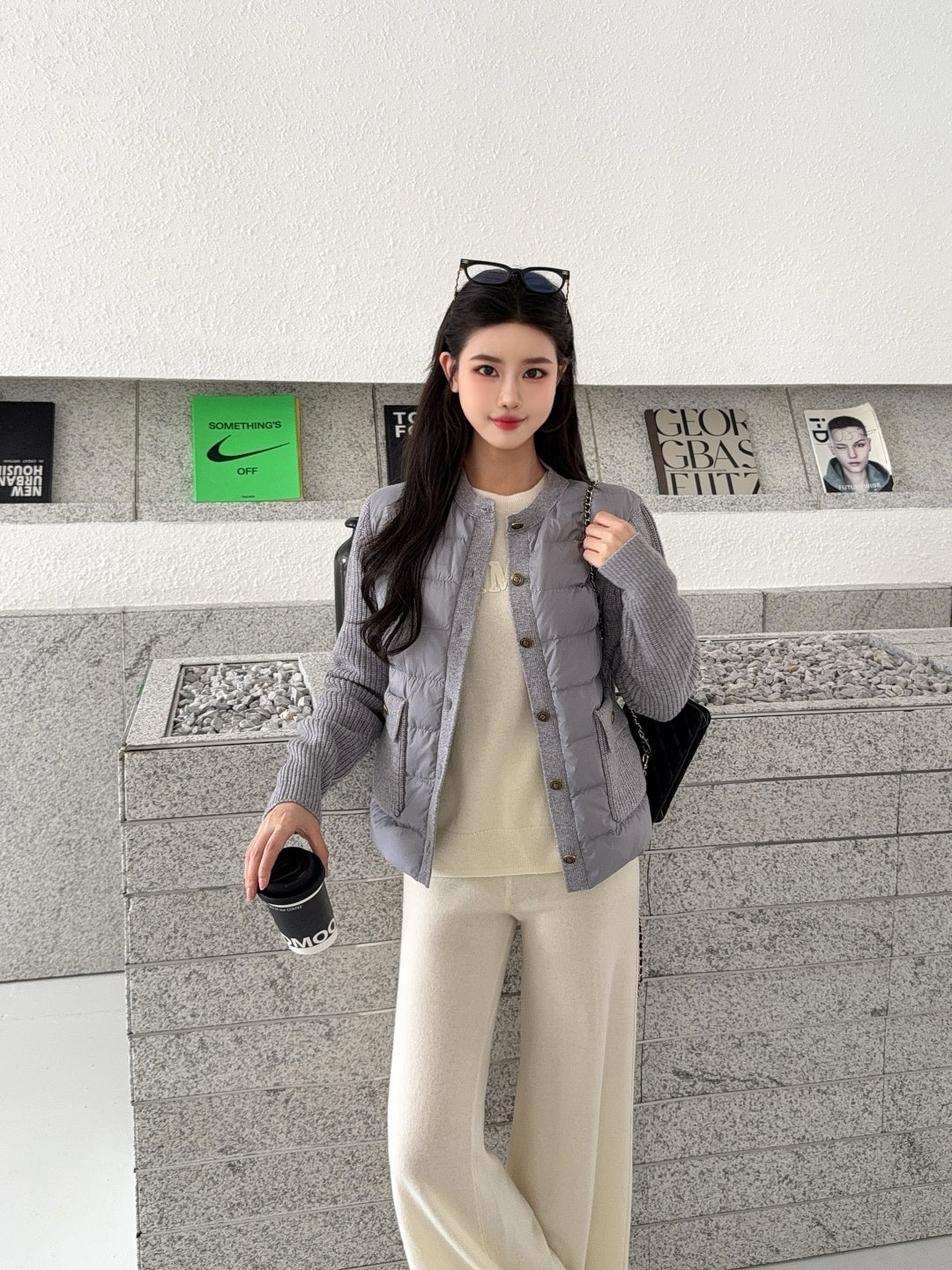 Loro NEW crew neck down jacket