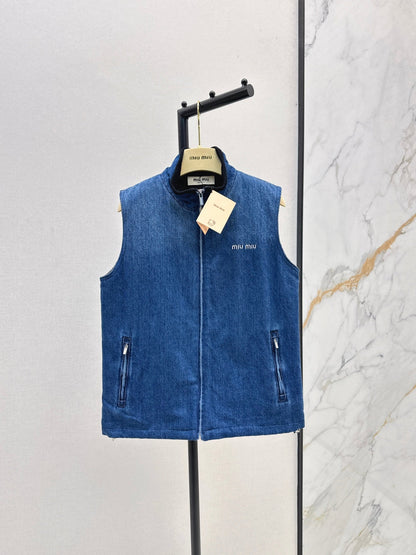 Miu NEW Denim vest jacket