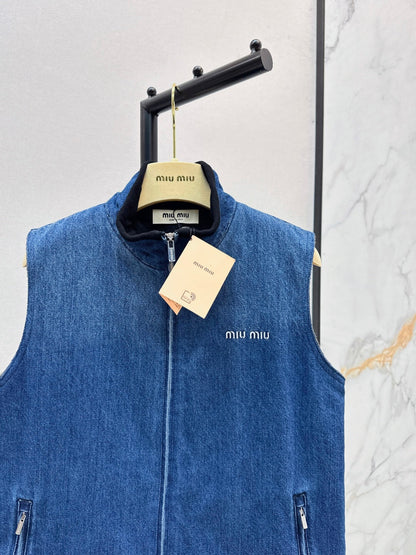 Miu NEW Denim vest jacket
