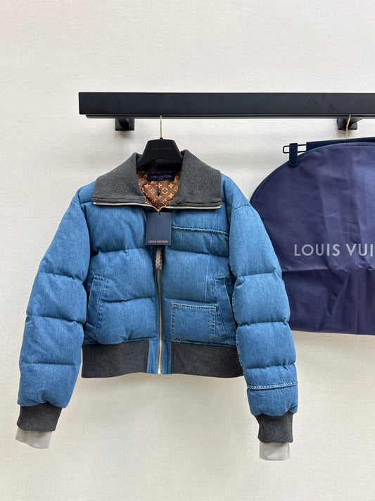 Louis NEW denim down jacket