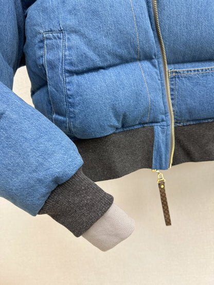 Louis NEW denim down jacket