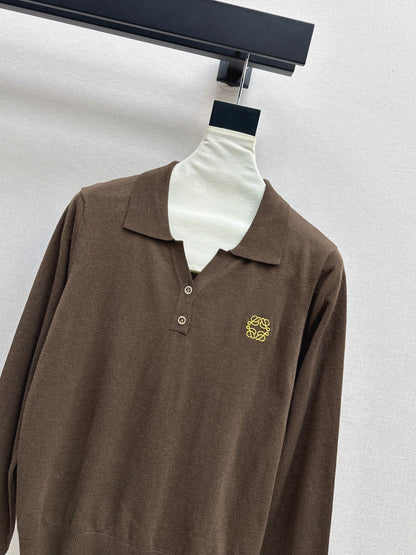 Loe NEW Embroidered wool sweater