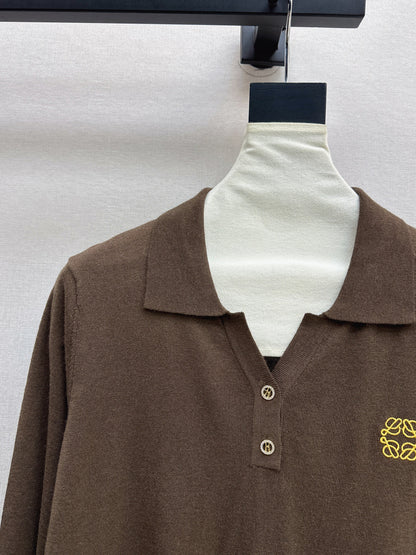 Loe NEW Embroidered wool sweater