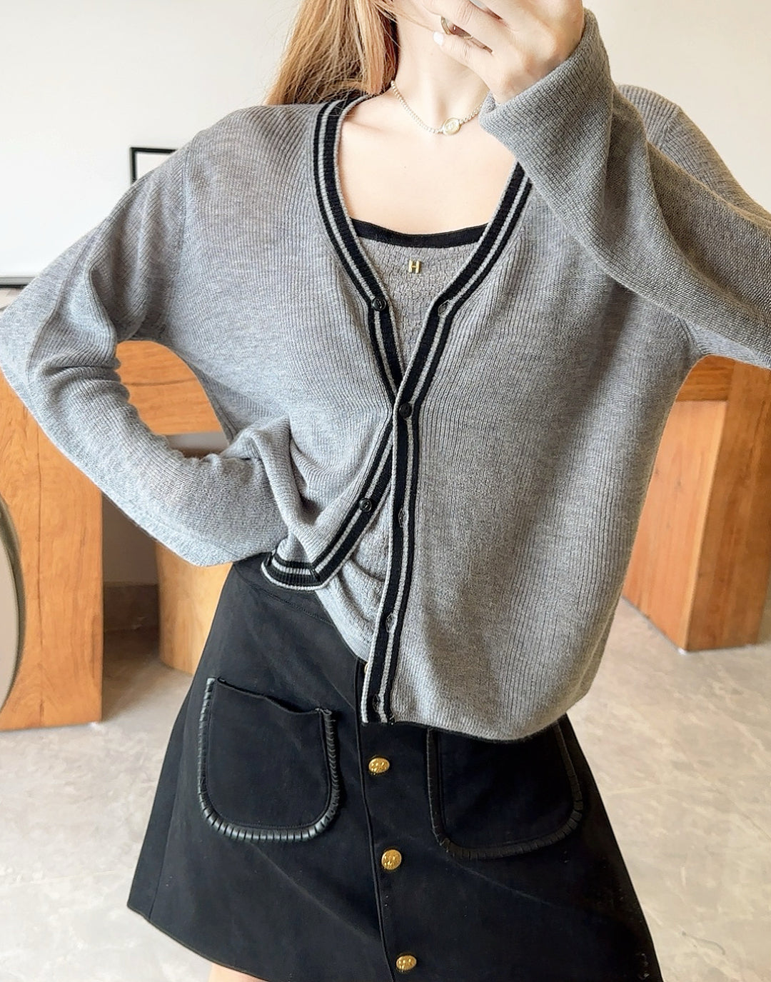 Herm NEW Cardigan + vest