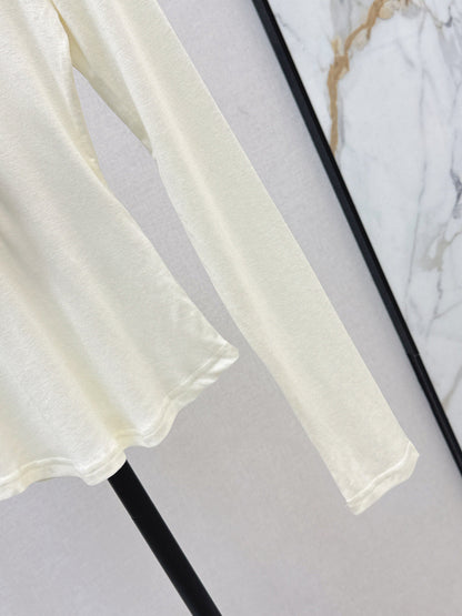 Miu NEW Hooded bottoming shirt